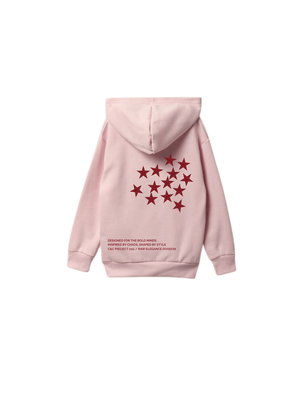 Chaos in the Stars Baby Pink Hoodie