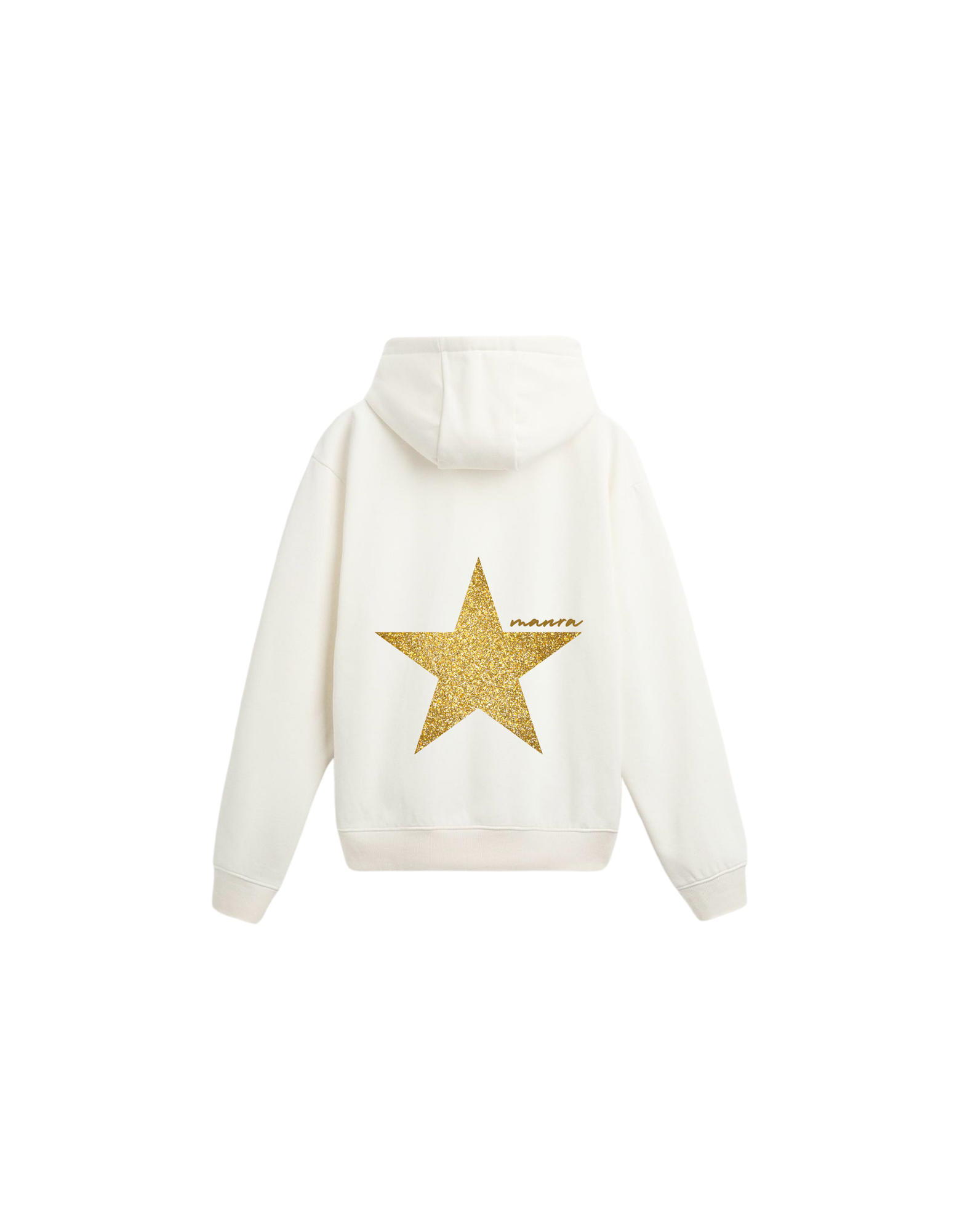 Gold Glitter Star Hoodie