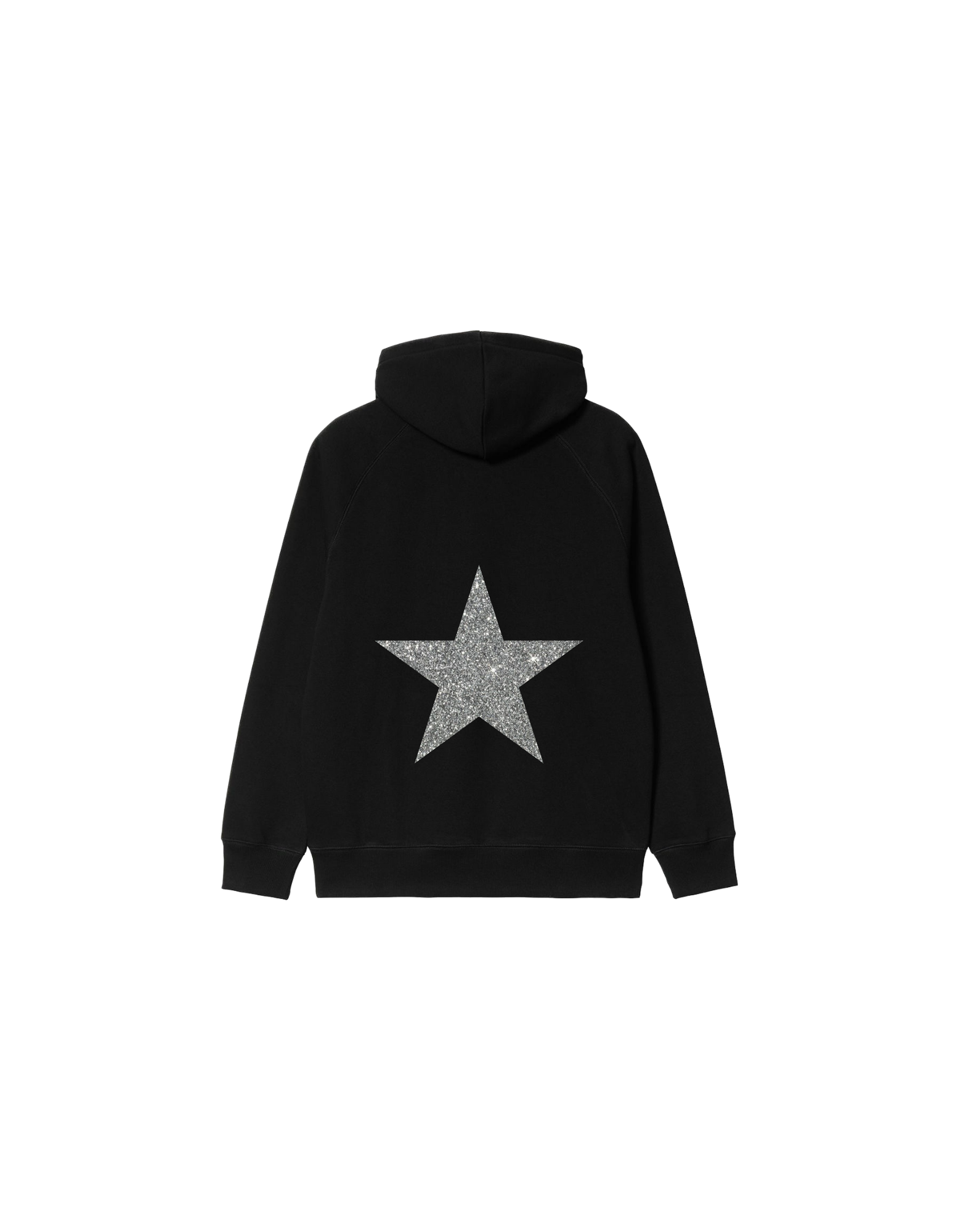 Glitter Star - Black hoodie