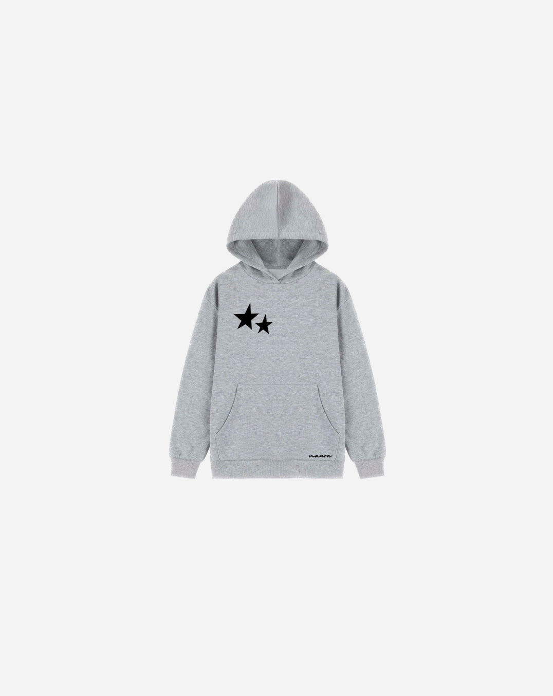 Black Glitter Star Hoodie