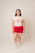 PRE ORDER -  Ivory Lobster Tee