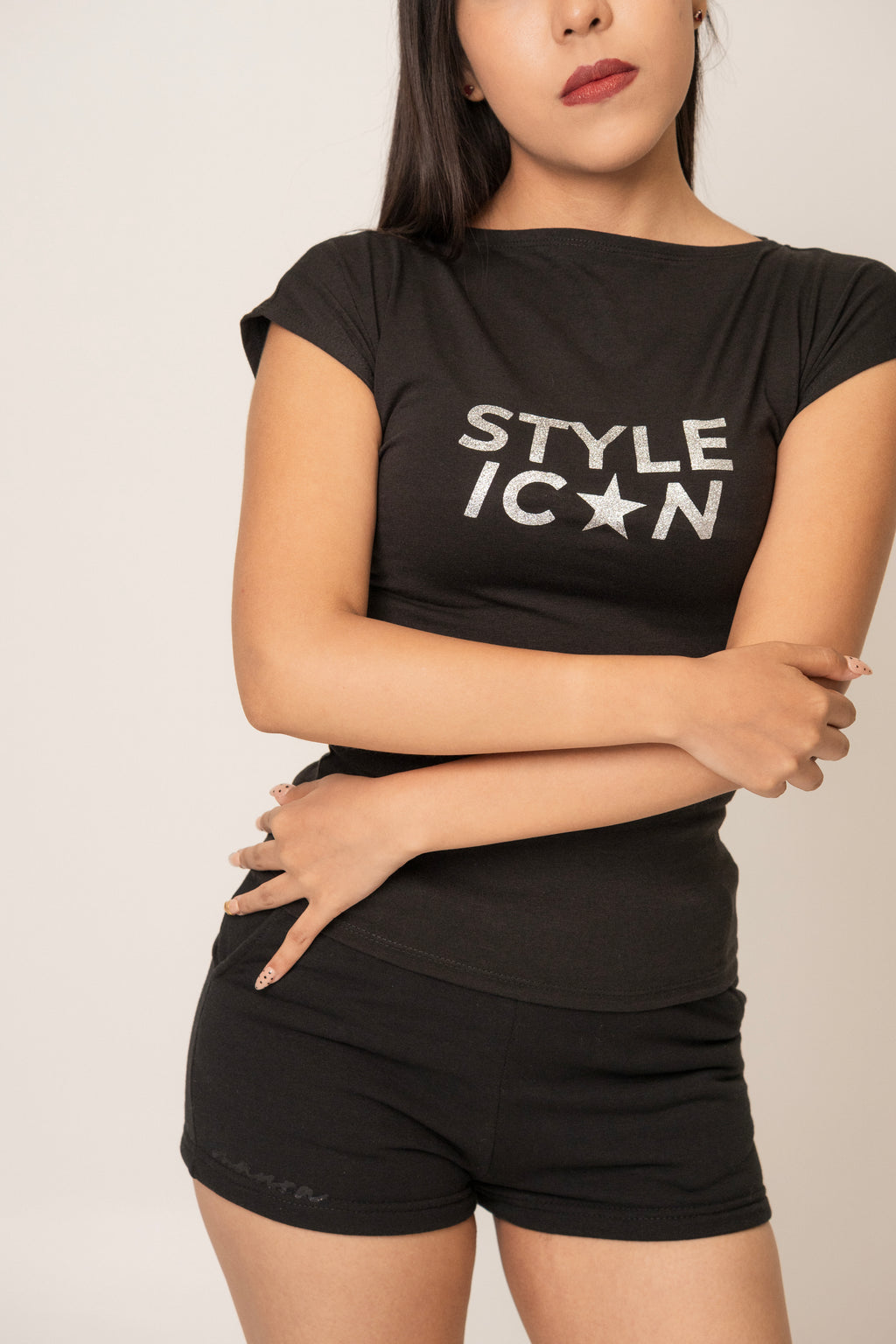 Black Short Liso