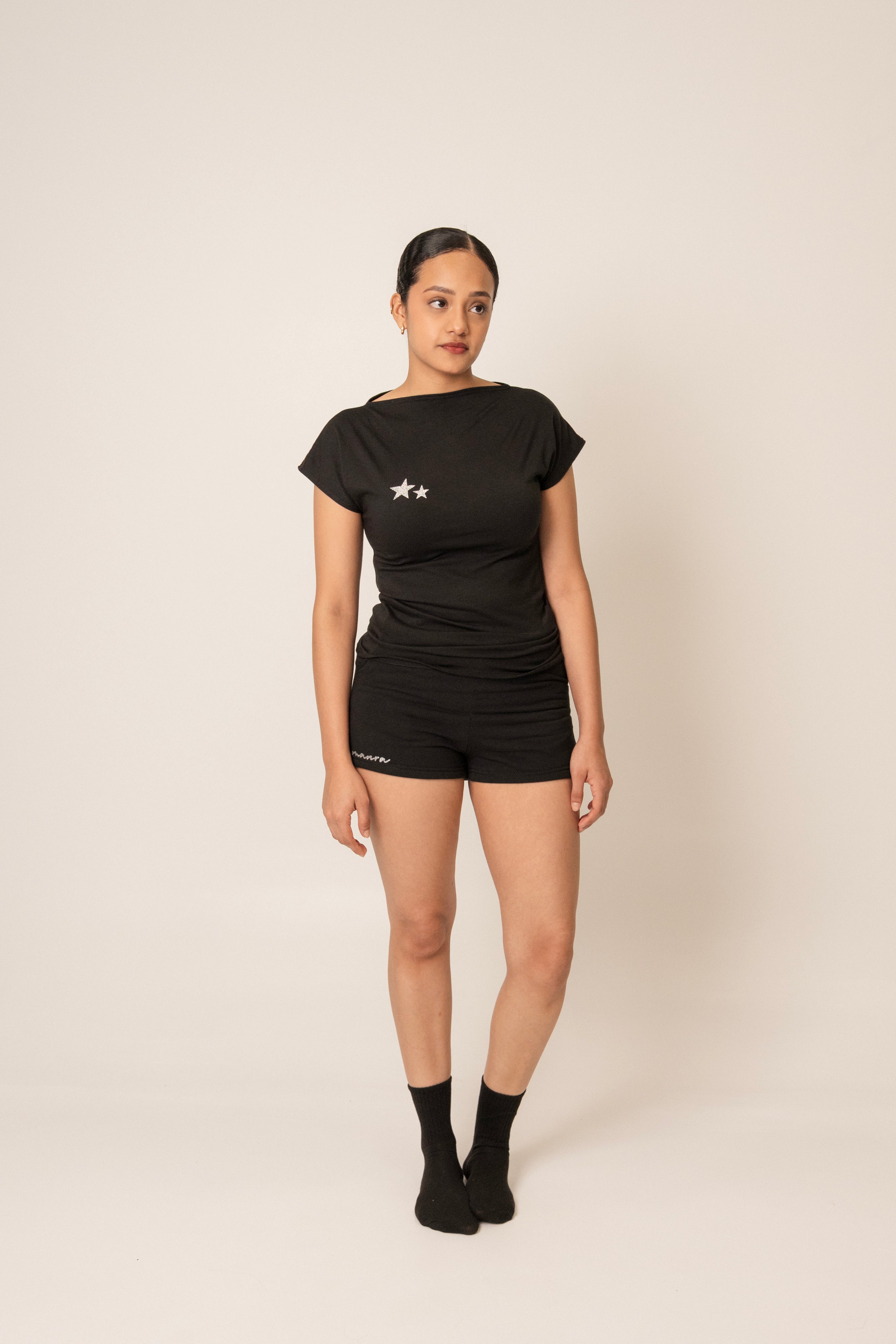 Night Chaos - Black Short