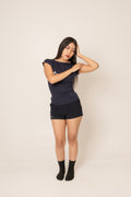 PRE ORDER - Silver Navy Blue Classic Tee