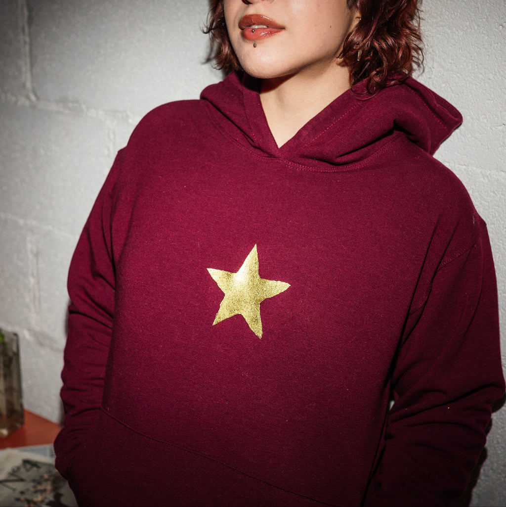 Gold Martini Foil Hoodie