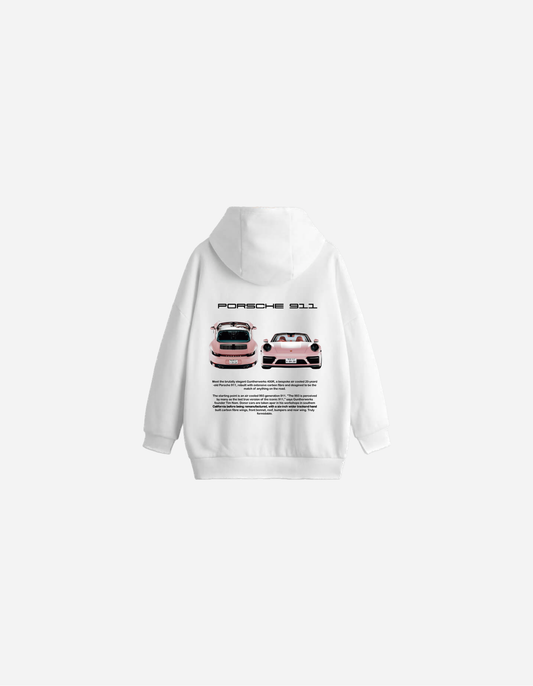 Porsche rosita Hoodie Blanca