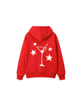 Martini foil red hoodie