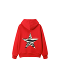 zebra red hoodie